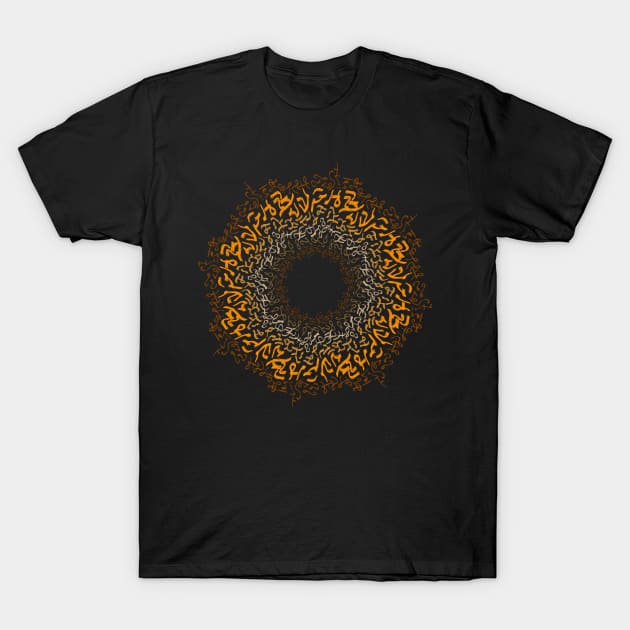 Sacred Script Mandala T-Shirt by Mukti & Siddhartha